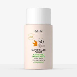 Laboratorios Babé Fotoprotector Solar Super Fluid Color Matificante SPF 50 100ml
